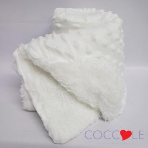 Frazada CUNA COCCOLE corderito patch