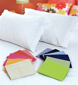 Fundas almohadas DELFIN BLANCO (bolsita con el par)